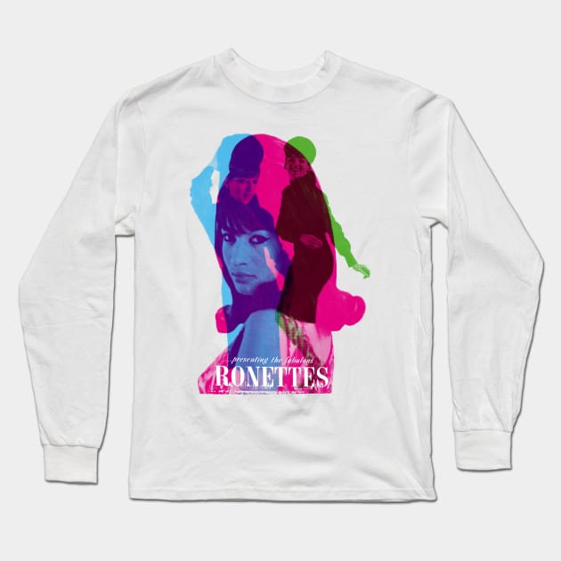 The Ronettes Long Sleeve T-Shirt by HAPPY TRIP PRESS